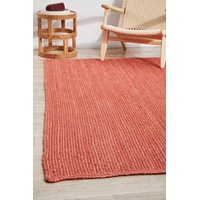 Rug Culture Terracotta Hand Braided Jute Ru