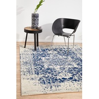 Rug Culture White Navy Vintage Glam Rug