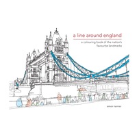 A Line Around England Colouring Book