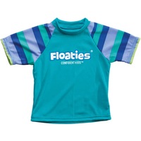 Floaties Rash Vest - 2-4 years - Green Striped