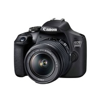 Canon EOS 2000D Kit (EF-S 18-55mm DC III) DSLR Camera - Black