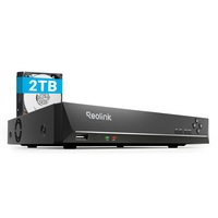 Reolink PoE NVR 8 Channel IP Home Security Camera System RLN8-410