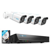Reolink 4K 8 Channel PoE Outdoor Security Camera System RLK8-810B4-A