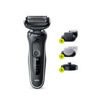 Braun Series 5 Easy Rinse Shaver With Beard Trimmer Head & Charging Stand