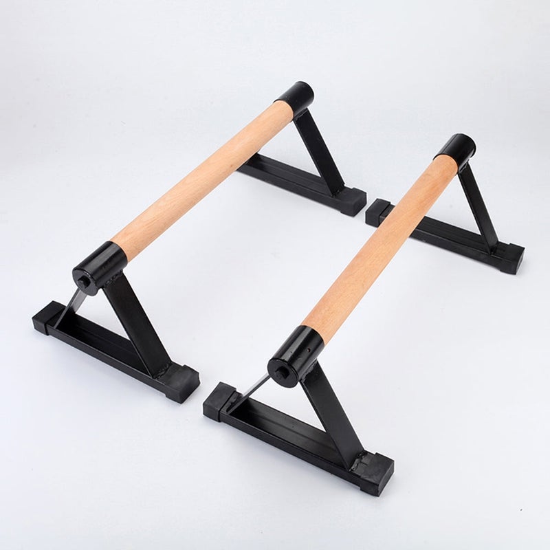 1 Pair Parallettes Set Push-up Parallel Bar Stretch Double Rod Stand Fitness Unbranded