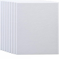 8Pcs Acoustic Panels Polyester Board Sound Absorb Insulation 60cm*60cm*9mm