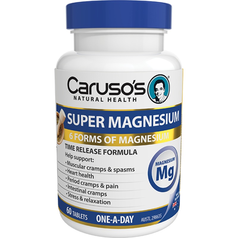 Caruso's Super Magnesium 60 Tablets Australia