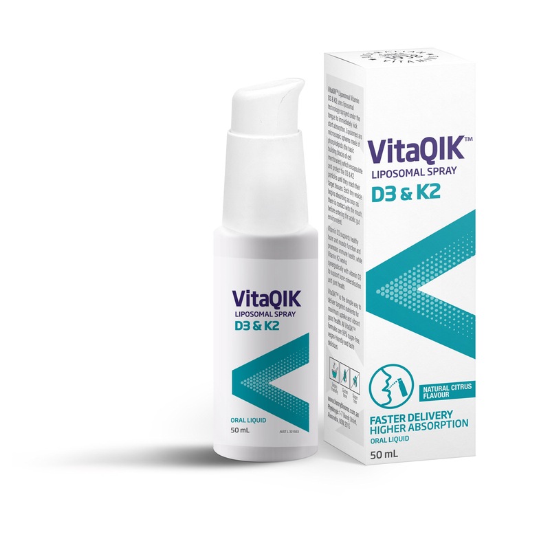 Henry Blooms Vitaqik Liposomal Vitamin D3 & K2 50ml Australia