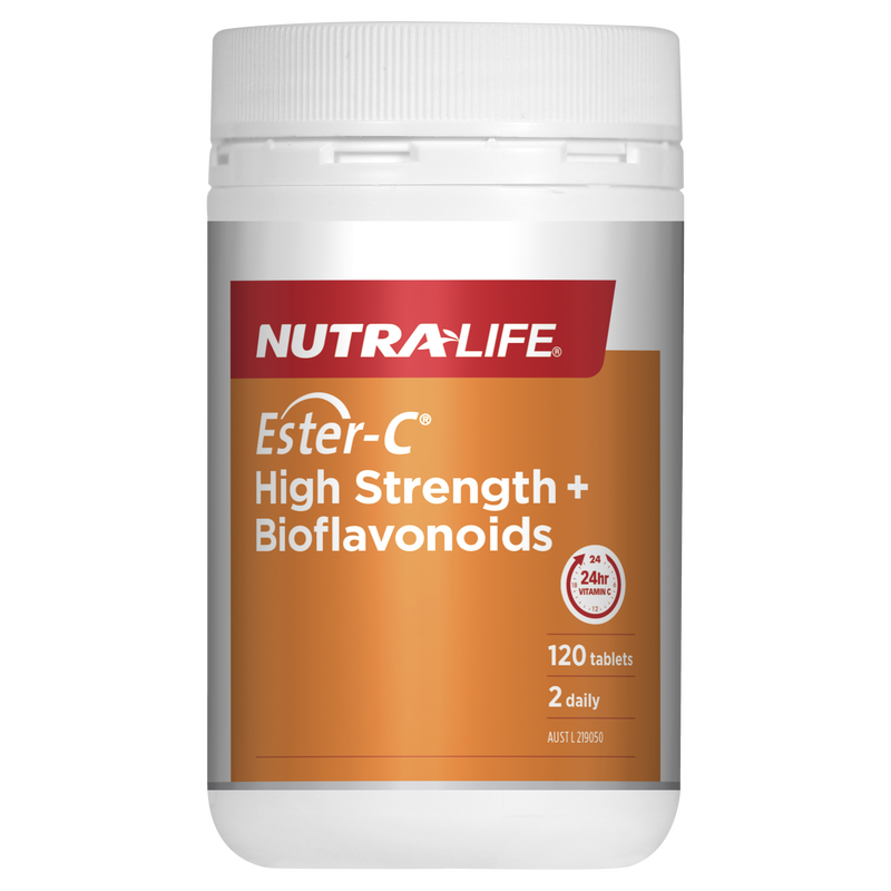 Nutra-Life Ester-C(R) 1500mg + Bioflavonoids 120 Tablets Australia