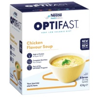 Optifast VLCD Chicken Flavour Soup 8 Pack 53g Sachets