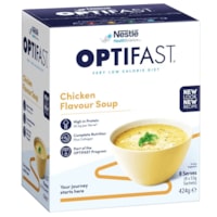 Optifast VLCD Chicken Flavour Soup 8 Pack 53g Sachets