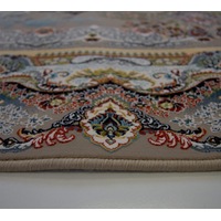 Zartosht 4730Ja Grey Round Persian Traditional Rug