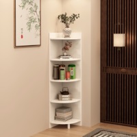 White Solid Wood Corner Shelf/ Bookcase/Showcase/1.2M/1.5M/1.8M