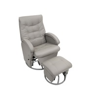 Diva Feeding Glider Chair & Ottoman - Ice Grey