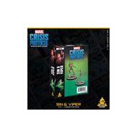 Marvel Crisis Protocol Miniatures Game Sin and Viper