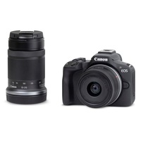 Canon EOS R50 Body w/RF-S 18- 45STM & RF-S 55-210IS STM Lens Mirrorless Camera