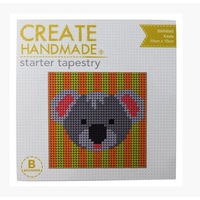 Create Handmade Needlepoint Tapestry Kit Kids Koala 10x10cm
