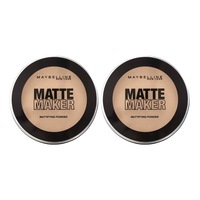 Maybelline Matte Maker Mattifying Powder 16g 30 NATURAL BEIGE - 2 pack