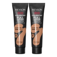 Revlon ColorStay Full Cover Matte Foundation 30ml 320 TRUE BEIGE - 2 pack