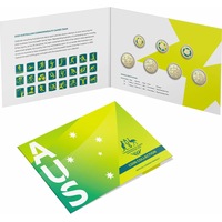 (NB) Australian Commonwealth Games - 7 Coin Set $2 Aluminium Bronze Coloured Uncirculated Coin
