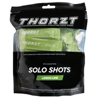 Thorzt Free Sugar Electrolyte Hydration Drink Solo Shot - 50 Pack Lemon Lime