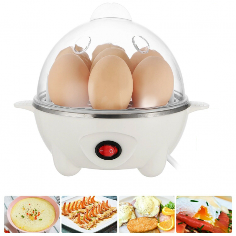 EZONEDEAL Electric Egg Cooker Boiler Maker Soft Medium Or Hard Boil 7