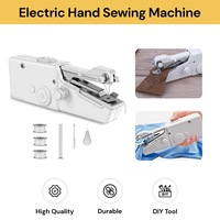 Handheld Portable Mini sewing machine Quick Repairing for Fabric Clothing Kids Cloth Pet Clothes, Suitable for Travel Use beginners