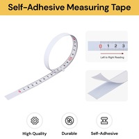 1 Meter Self-Adhesive Measuring Tape with Adhesive Backing Right To Left Reading