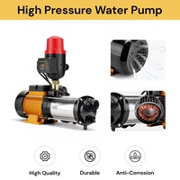 Water Pump High Pressure Multi Stage Rain Tank Garden Farm Irrigation