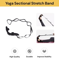 Yoga Stretch Strap Stretching Belt Foot Drop Stroke for Ballet, Taekwondo Gymnastics Exercises