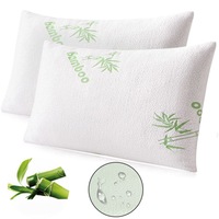 2/4 PCS New Waterproof Pillow Protector Cases Organic Breathable Bamboo/Cotton Terry Standard 48*74CM