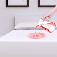 2022 NEW Waterproof Mattress Protector Cover Fitted Single Double Queen King