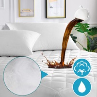 100% Waterproof Cotton Quilted Mattress Protectors Mattress Cover S/KS/D/Q/K