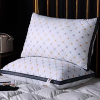 4Pcs Hotel Quality Checked Ultra Plush Soft Cotton Pillows Breathable Bedding Pillows Medium Firm 40*70cm