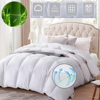 All Size Bamboo Quilt Duvet Doona 350/500/700GSM (Single,King Single, Double, Queen, King, Super King) Winter Summer