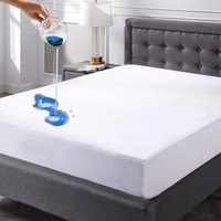 Cotton Waterproof Mattress Protector Topper Cover Fully Fitted Single Double Queen King