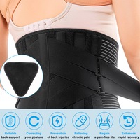 Lumbar Lower Back Support Brace Posture Orthosis Pain Wrap Waist Belt Trimmer S/M/XL/2XL
