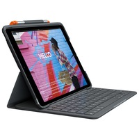 Logitech Slim Folio Keyboard Case for 10.2" iPad (7th/8th/9th Generation) - Graphite [920-009469]