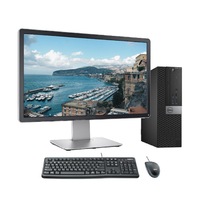 Dell OptiPlex 7040 Full Desktop PC i5-6500 8GB RAM 480GB SSD + 22" HD+ Monitor - Refurbished