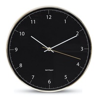 BLAIR Wall Clock - Gold/Black 31cm