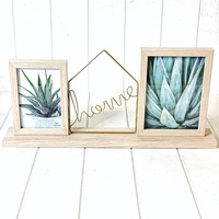 Home Twin Standing Photo Frame