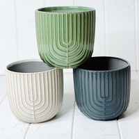 Sundae Ripple Ceramic Pot