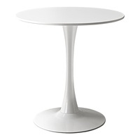 Furb Dining Table Round White 70cm Cafe Reataurent Kitchen Table