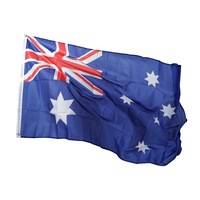 Australian Boxing Kangaroo Eureka Stockade Southern Cross Flag Australia Large, 3 x 5 ft ( 90 x 150 cm ) Flags Aussie OZ AU National Day Banner