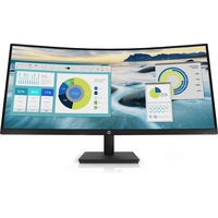 HP P34hc G4, 34" WQHD CURVED, EYE EASE, 21:9, 3440x1440, USB-C (65W PD), DP+HDMI, SPEAKERS, Tilt, Height, USB, 3 Yrs (replaces E344c 6GJ95AA)