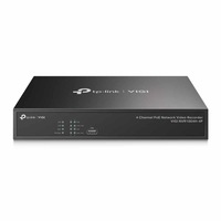 TP-Link VIGI NVR1004H-4P network video recorder Black