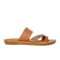 Jenelle by Vybe Women's Slip On Comfort Flat Slide Sandal