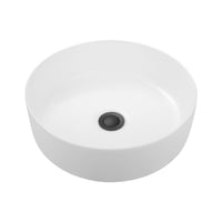 35CMx35CM Round Bathroom Basin Vanity Sink Ceramic Above Counter Hand Wash Bowl