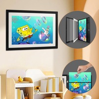 A3 Art Frame Photo Frames Collage Black Kids Artwork Display Hold 150 Pictures Home Decor