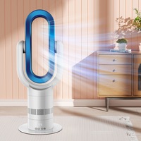 ANGELO Bladeless Fan Cool Heat Airflow Timer Remote Control Low DB Home Office